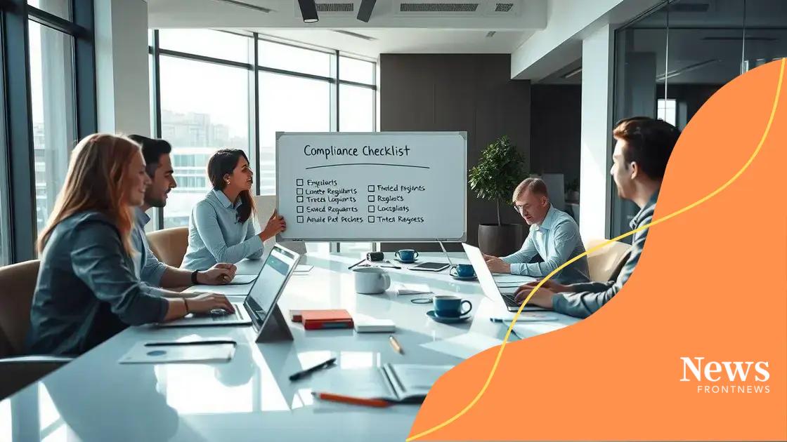Steps to ensure compliance with regulations