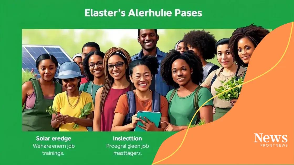 Case studies of successful green job programs