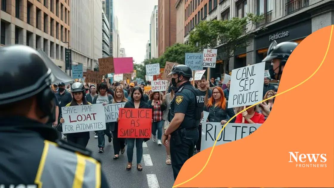 How local laws affect protest activities
