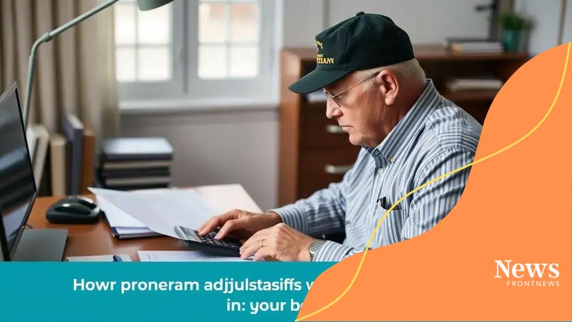 How the adjustment impacts benefit calculations