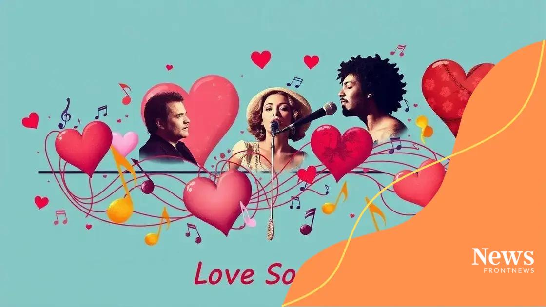 The evolution of love songs in music history