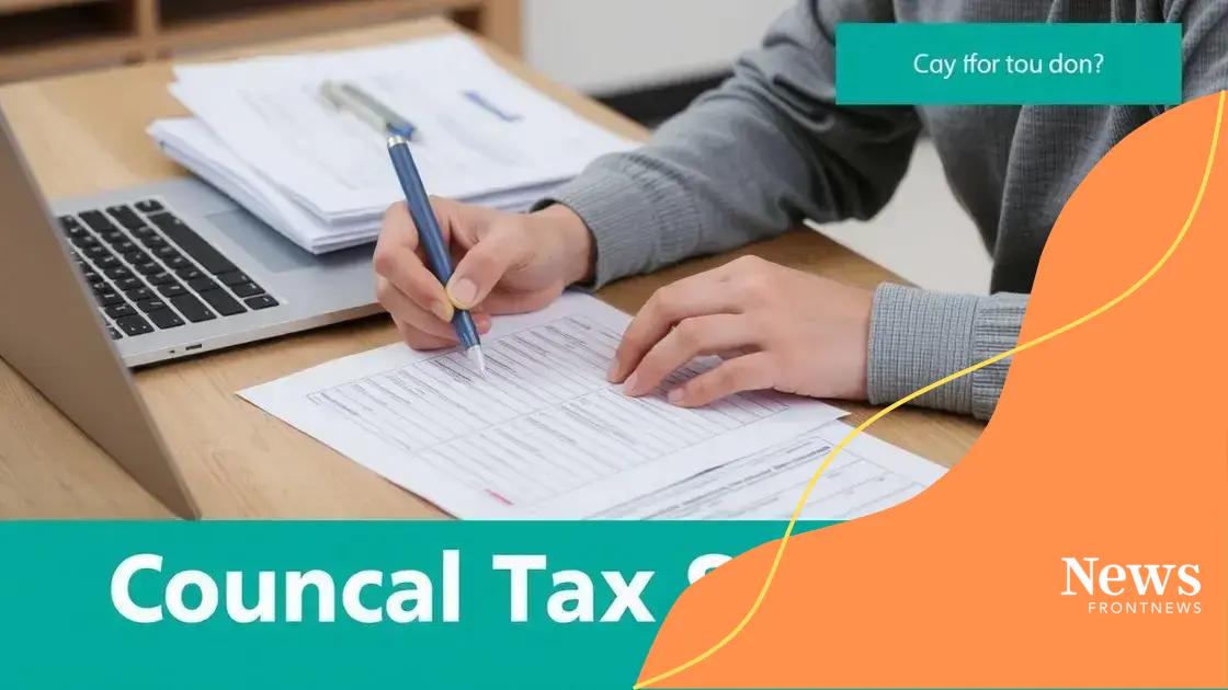 Steps to apply for council tax support