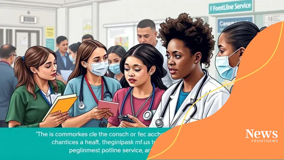 Impact on frontline workers and services