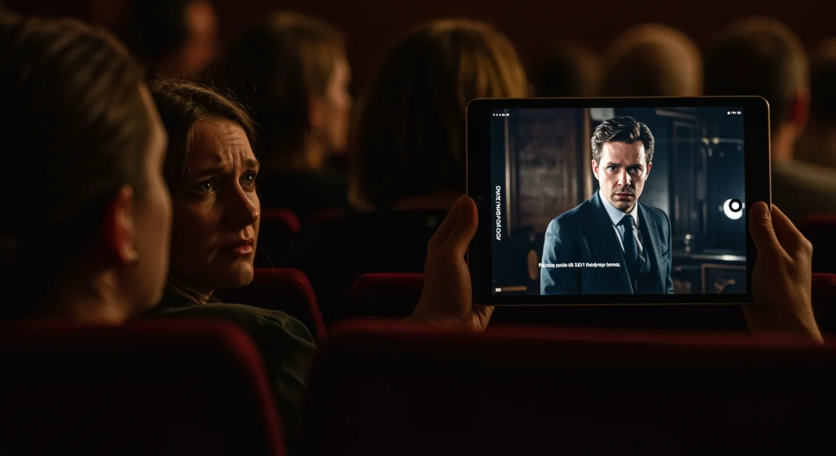 Audience engagement in television drama and live theater