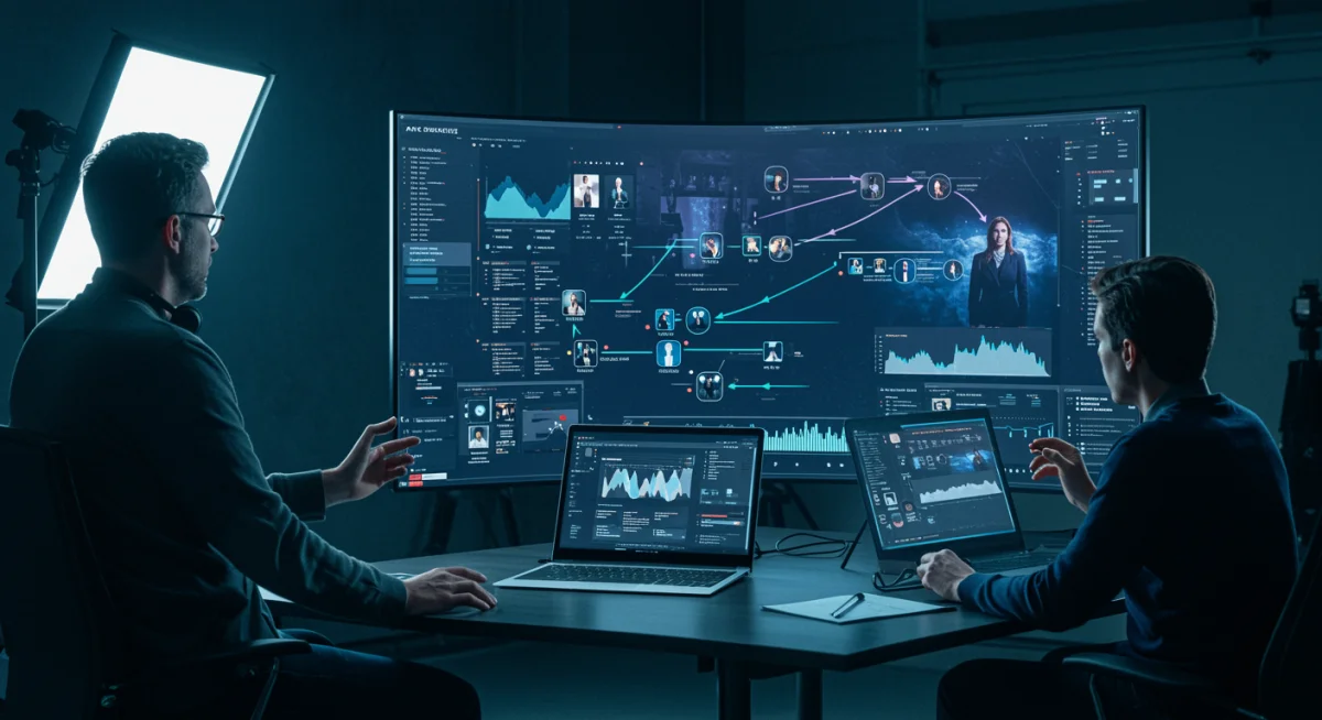 AI-assisted scriptwriting and character development for drama production.