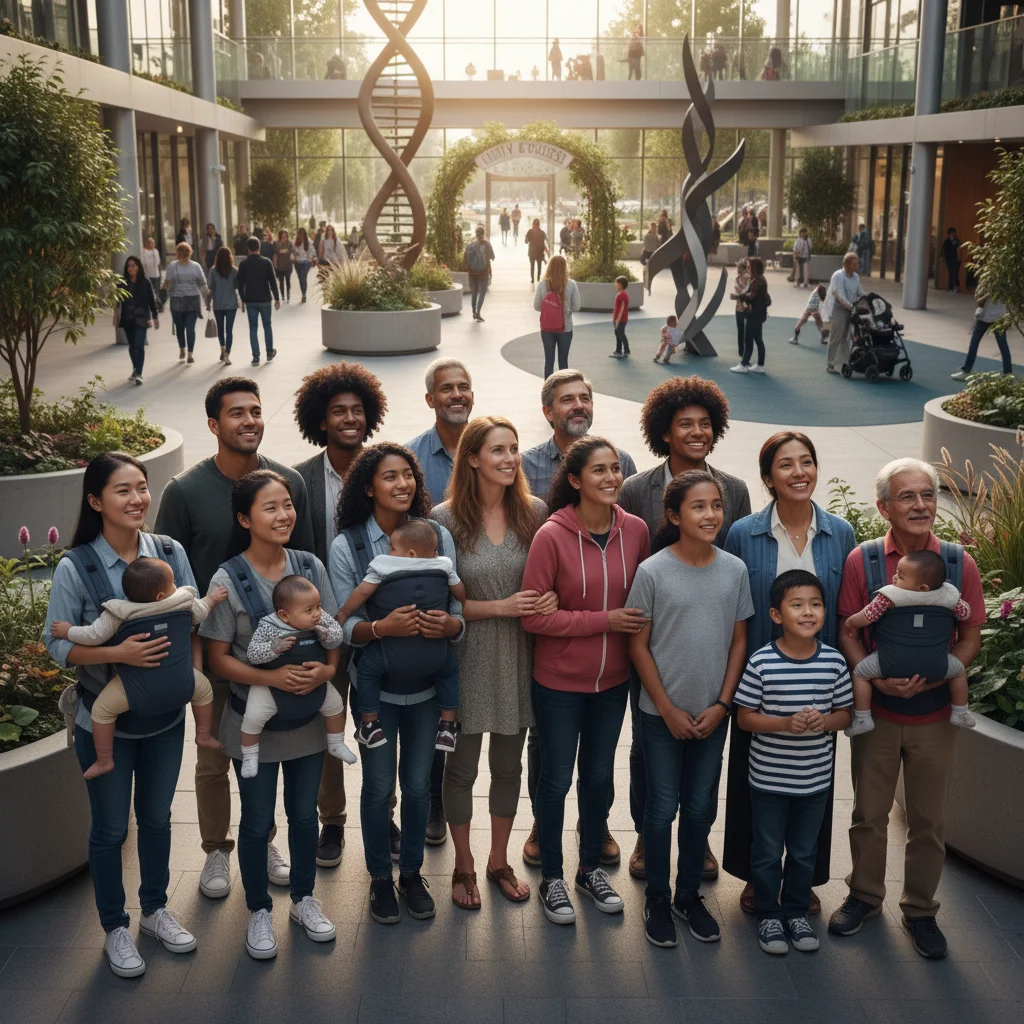 Diverse group representing changing United States demographics