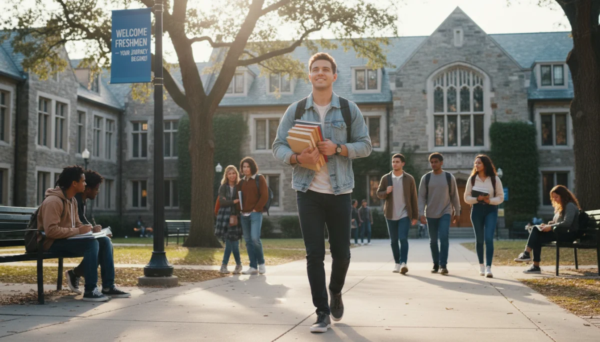 Student transitioning from high school to college through dual enrollment
