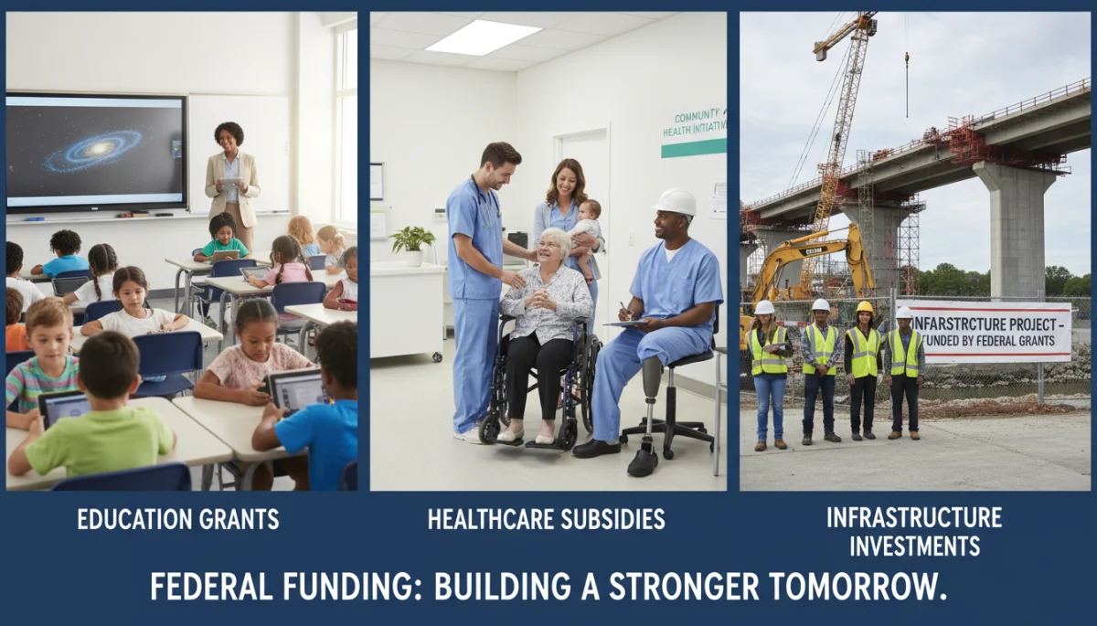 Citizens benefiting from public services impacted by federal budget